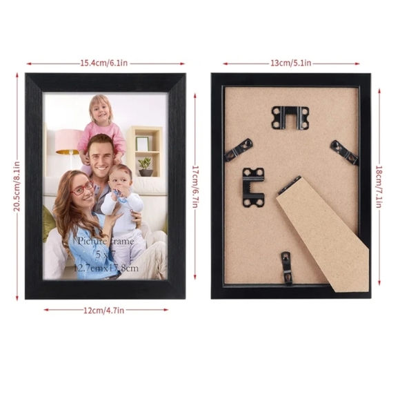 Black Picture Frame Set - Picture 11 of 11